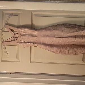 Dress, small, chrome tan.